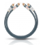Межблочный кабель RCA Oehlbach EXCELLENCE NF 14 Master Set symm., 2x1,0m platinum, D1C2017
